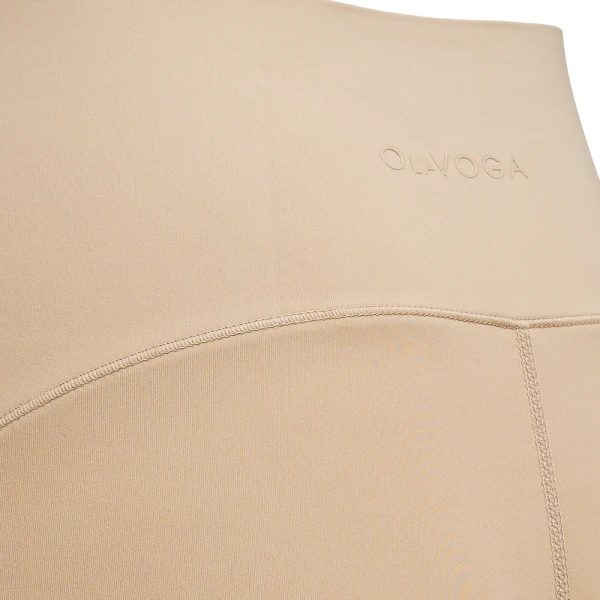 Legginsy damskie OLAVOGA MACREEL 2025 beż - mawershop