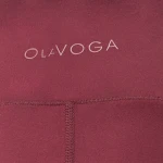 Legginsy damskie OLAVOGA MACREEL 2025 bordo - mawershop
