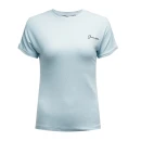 T-shirt damski OLAVOGA FIOERY 2025 niebieski - mawershop