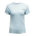 T-shirt damski OLAVOGA FIOERY 2025 niebieski - mawershop