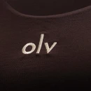Bluzka damska OLAVOGA HAZZY 2025 brązowa - maWer Fashion