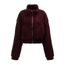Bluza damska OLAVOGA TEDI 2025 bordo - maWer Fashion