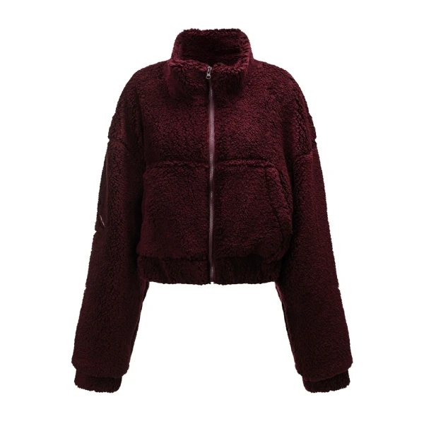 Bluza damska OLAVOGA TEDI 2025 bordo - maWer Fashion