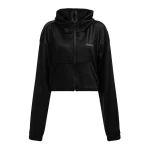 Welurowy komplet damski OLAVOGA VELVET WOOD 2025 czarny - maWer Fashion