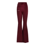 Welurowy komplet damski OLAVOGA VELVET WOOD 2025 bordo - maWer Fashion