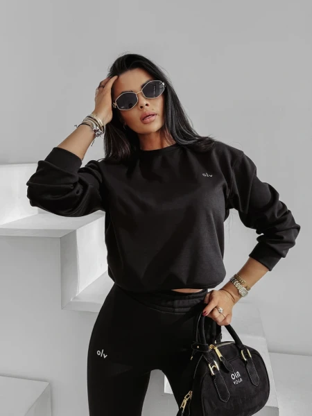 Komplet damski OLAVOGA MOSSEIL 2025 czarny - maWer Fashion