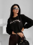 Bluza damska OLAVOGA GROV 2025 czarna - maWer Fashion