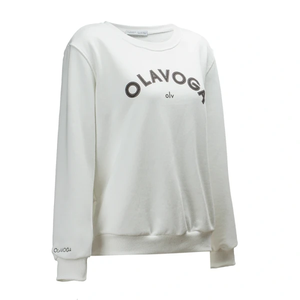 Bluza damska OLAVOGA GROV 2025 ecru - maWer Fashion