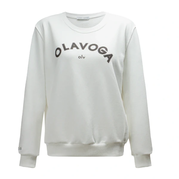 Bluza damska OLAVOGA GROV 2025 ecru - maWer Fashion