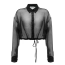 Koszula damska OLAVOGA WILD EDGE 2025 czarna - maWer Fashion