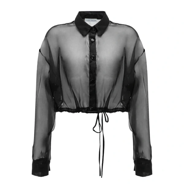 Koszula damska OLAVOGA WILD EDGE 2025 czarna - maWer Fashion