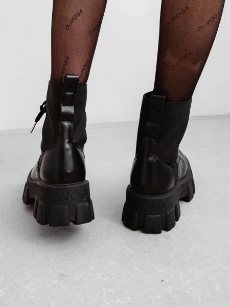 Buty workery damskie OLAVOGA TREAKLY 2025 czarne - maWer Fashion
