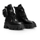 Buty workery damskie OLAVOGA TREAKLY 2025 czarne - maWer Fashion