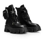 Buty workery damskie OLAVOGA TREAKLY 2025 czarne - maWer Fashion