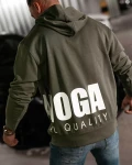 Bluza męska OLAVOGA PULSE 2025 khaki - maWer Fashion