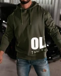 Bluza męska OLAVOGA PULSE 2025 khaki - maWer Fashion
