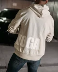 Bluza męska OLAVOGA PULSE 2025 beż - maWer Fashion