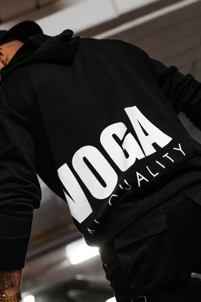 Bluza męska OLAVOGA PULSE 2025 czarna - maWer Fashion