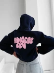 Bluza damska OLAVOGA FROST LAYER 2025 - granatowa - maWer Fashion