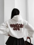 Bluza damska OLAVOGA FROST LAYER 2025 - ecru -maWer Fashion