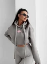Bluza damska OLAVOGA FROST LAYER 2025 - szara - maWer Fashion