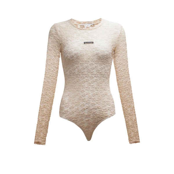 Body damskie OLAVOGA RAINSPELL 2025 beżowe - maWer Fashion