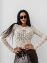 Body damskie OLAVOGA RAINSPELL 2025 beżowe - maWer Fashion