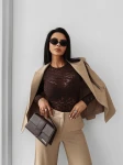 Body damskie OLAVOGA RAINSPELL 2025 brązowe - maWer Fashion