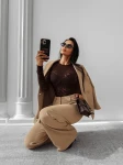Body damskie OLAVOGA RAINSPELL 2025 brązowe - maWer Fashion
