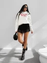 Bluza damska OLAVOGA SASSY MUSE 2025 ecru - maWer Fashion