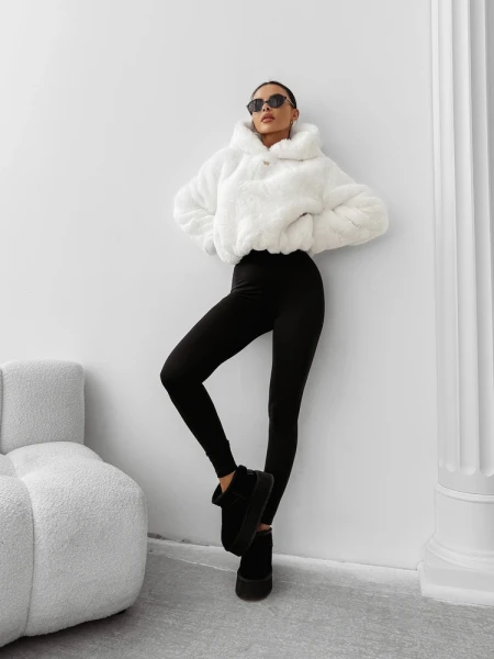 Bluza damska OLAVOGA ELIOLIE 2025 ecru - maWer Fashion