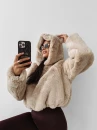 Bluza damska OLAVOGA ELIOLIE 2025 beżowa - maWer Fashion