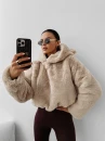 Bluza damska OLAVOGA ELIOLIE 2025 beżowa - maWer Fashion