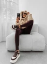 Bluza damska OLAVOGA ELIOLIE 2025 beżowa - maWer Fashion