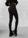 Legginsy damskie OLAVOGA AMBER WHISPER 2025 czarne - maWer Fashion