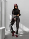 Spodnie damskie OLAVOGA NIDO 2025 czarne - maWer Fashion