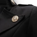 Płaszcz damski OLAVOGA ZAUS 2025 czarny - maWer  Fashion