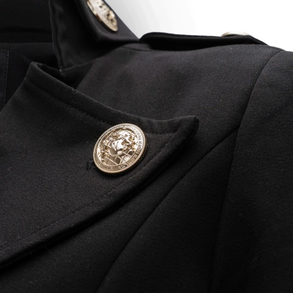 Płaszcz damski OLAVOGA ZAUS 2025 czarny - maWer  Fashion