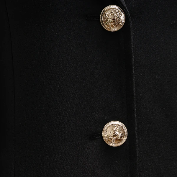 Płaszcz damski OLAVOGA ZAUS 2025 czarny - maWer  Fashion