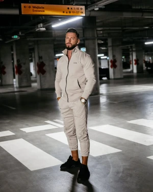 Komplet męski OLAVOGA LOG 2025 beżowy