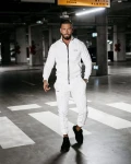 Komplet męski OLAVOGA LOG 2025 ecru - maWer Fashion