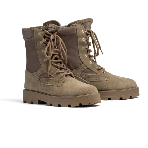 Buty damskie workery OLAVOGA HIKER 2025 camel - mawer Fashion