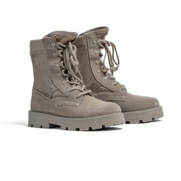 Buty damskie workery OLAVOGA HIKER 2025 beż - mawer Fashion