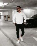 Bluza męska OLAVOGA PORTIVO 2025 ecru - maWer Fashion