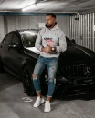 Bluza męska OLAVOGA FORME 2025 szara - maWer Fashion
