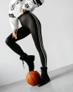 Legginsy damskie OLAVOGA CIARE 2025 czarne  - maWer Fashion