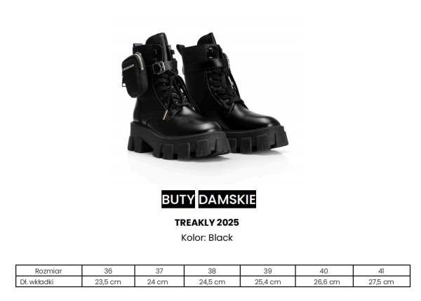 Buty workery damskie OLAVOGA TREAKLY 2025 - maWer Fashion