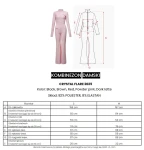 Kombinezon damski OLAVOGA CRYSTAL FLARE 2025 czerwony - maWer Fashion