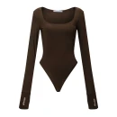 Body damskie OLAVOGA ETERNAL GRACE brąz - maWer Fashion
