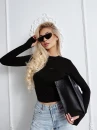 Bluzka damska OLAVOGA SOLENITE czarna - maWer Fashion